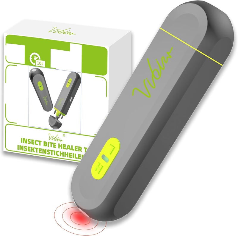 Vibis Insect Bite and Sting Relief, Electronic Bug Bite Itch Relief for Mosquito Bites, Fast Symptom Relief from Itching and Swelling, Chemical-Free Insect Bite Healer with Screwdriver - Image 1